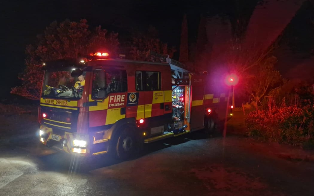 A fire truck.