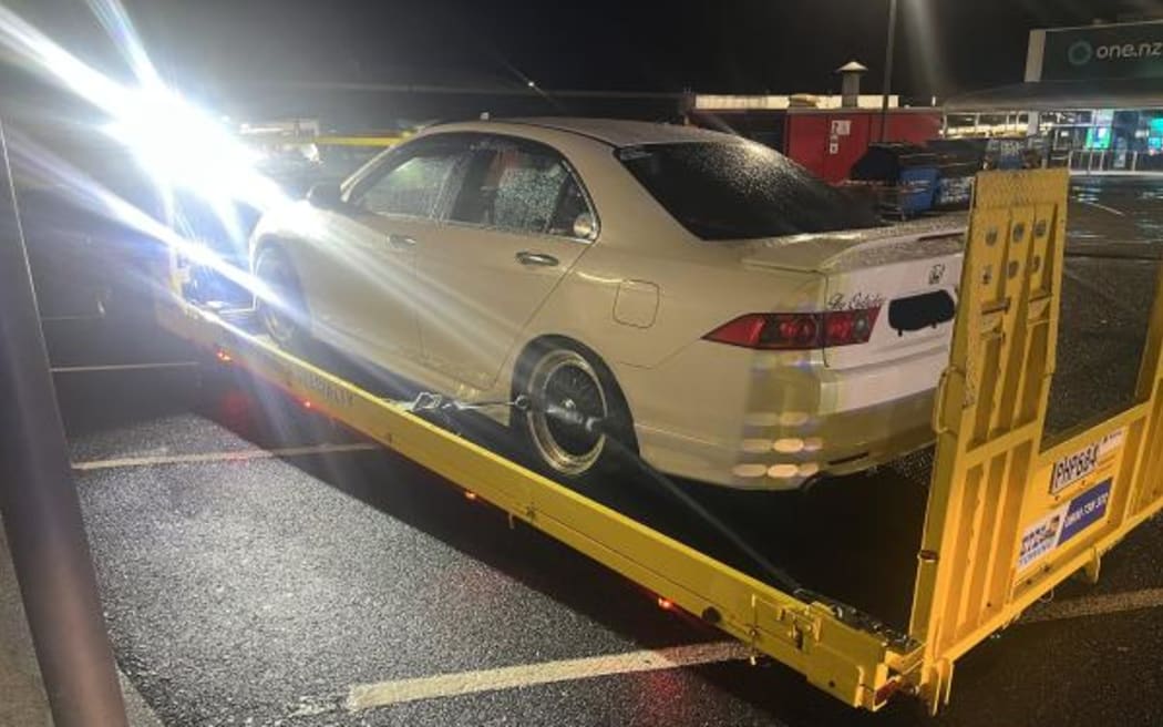All roads led to the impound lot for a driver who performed a burnout in front of Whangārei Police.