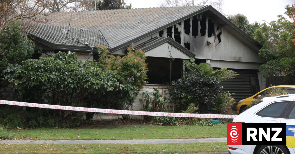 Mother dies in hospital after Christchurch house fire that left three-year-old dead