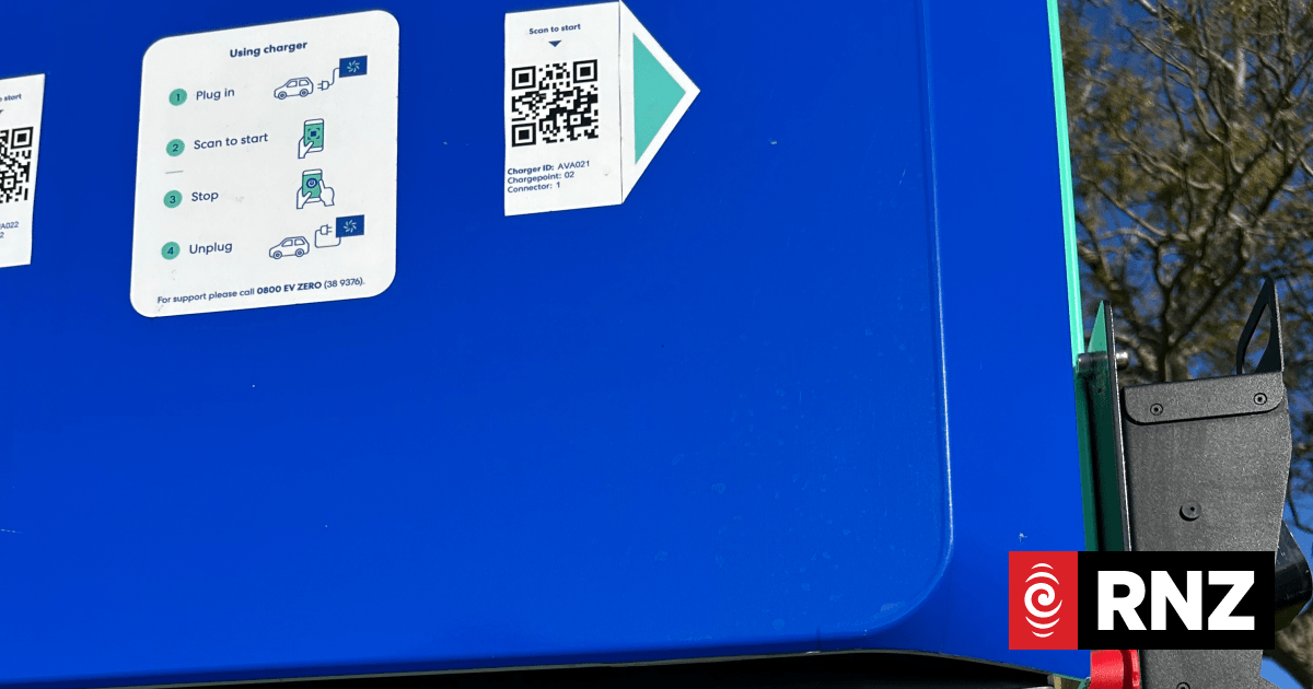 Public electric vehicle charger useless after copper cables chopped