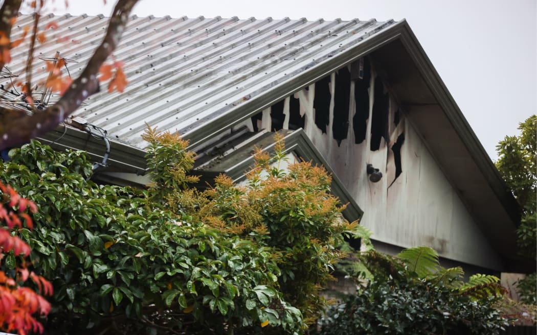 Fire in Whitehall Street, Mairehau, Christchurch