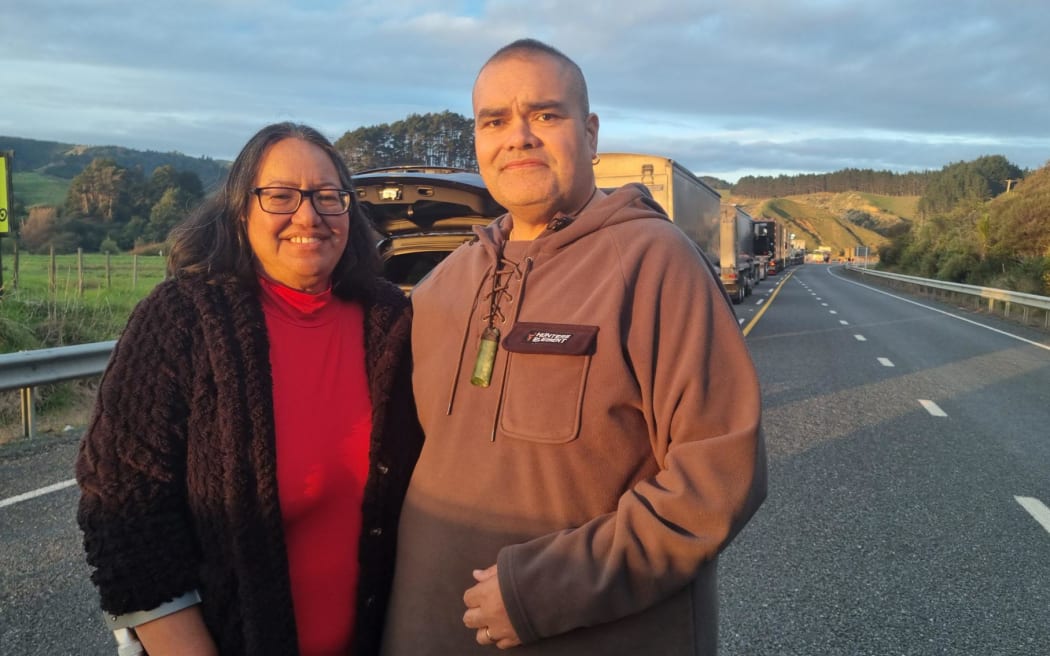 Kim and Walter Tangaroa were headed to Hamilton for a medical appointment.