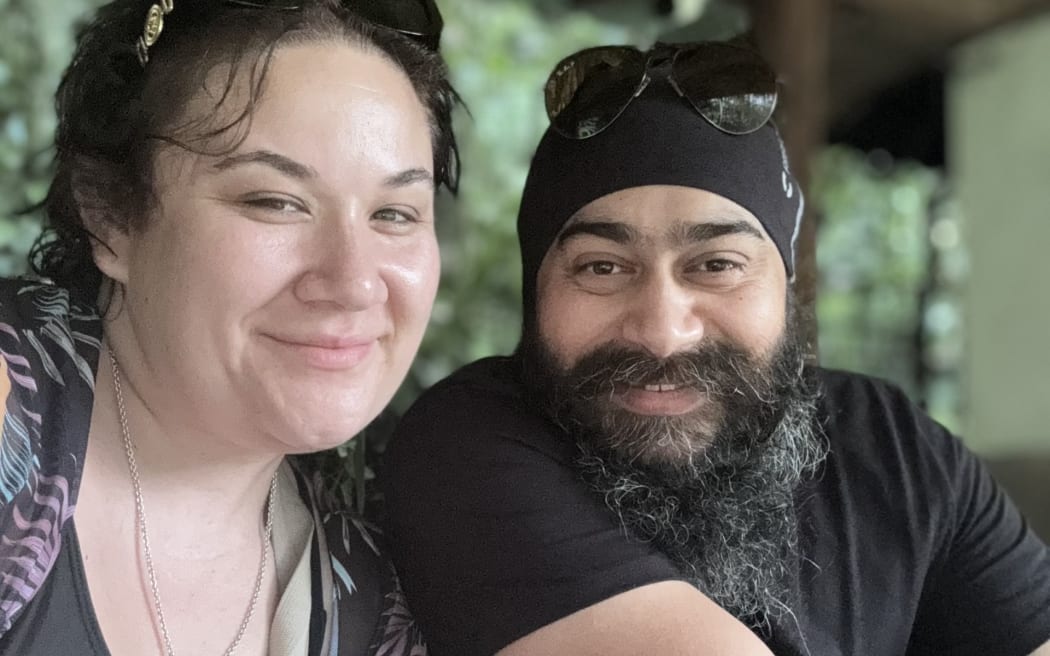 Shantelle Neyra and Gurjeet Singh were worried he would not be in New Zealand for the birth of his baby daughter.