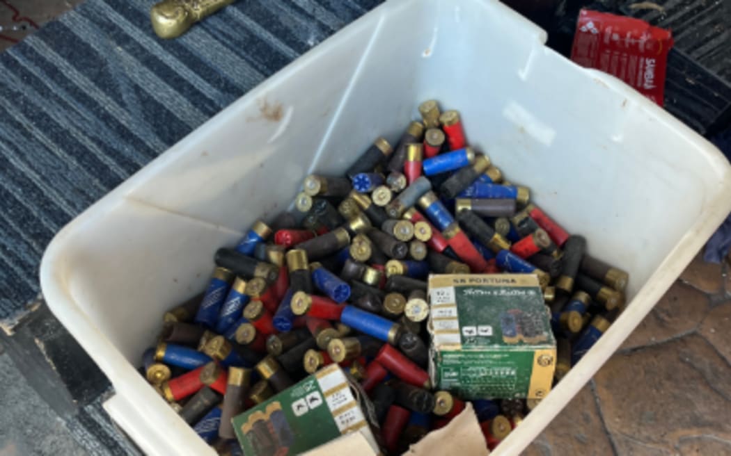 Items seized by police in a raid in Murchison, May 2026.
