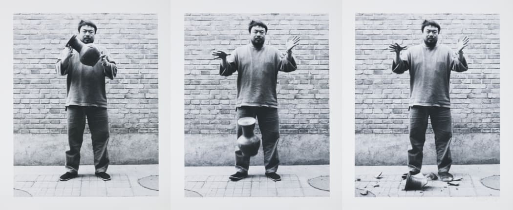 Auckland Art Gallery exhibition Forever Tomorrow: Chinese Art Now
Ai Weiwei, Dropping a Han Dynasty Urn 1995. M+ Sigg Collection, Hong Kong, by donation © Ai Weiwei