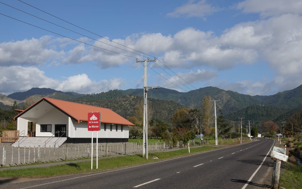 The March storm turned State Highway 12 through Whirinaki into a torrent at least half a metre deep.