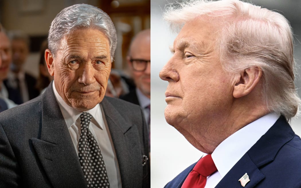 Winston Peters and Donald Trump.