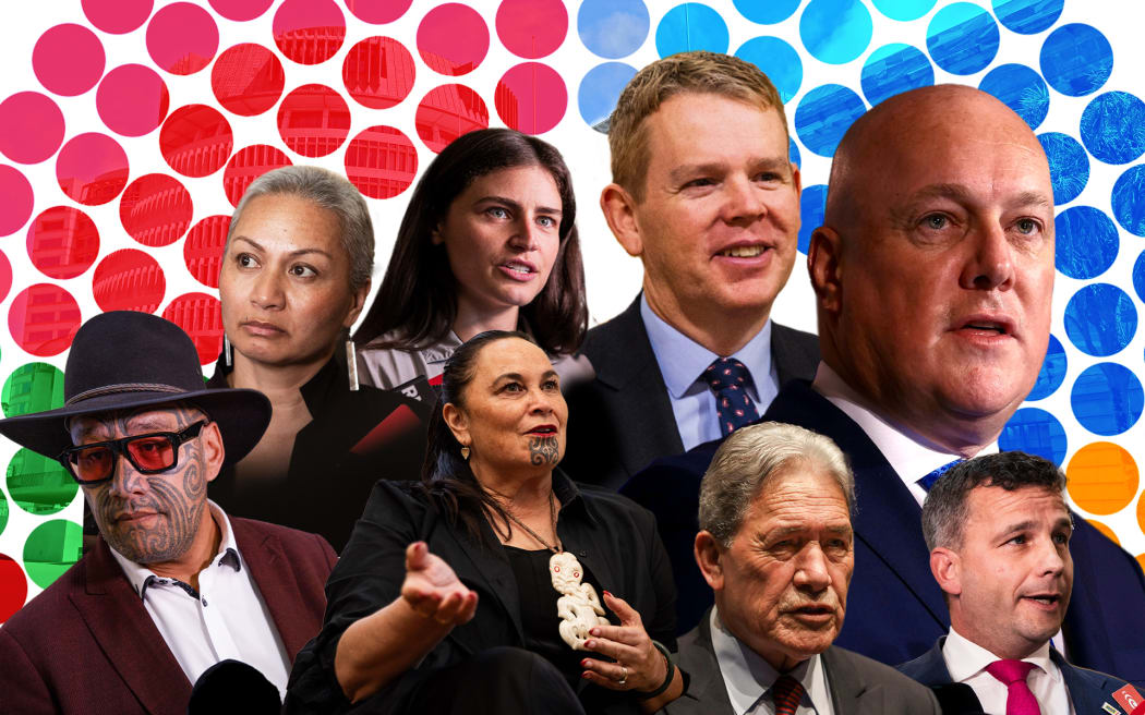 Composite of political party leaders.