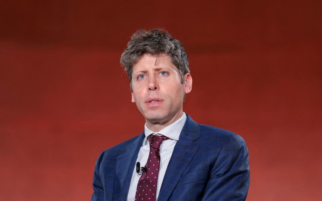 CEO of OpenAI Sam Altman speaks during the 2026 Infrastructure Summit of government officials, corporate executives and labor leaders in Washington, DC, on March 11.