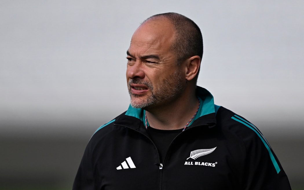 Former All Blacks assistant and defence coach Scott Hansen, 2025.