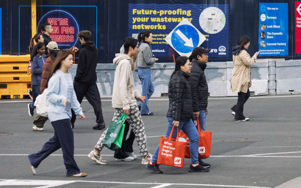 Asian community in Auckland city centre.