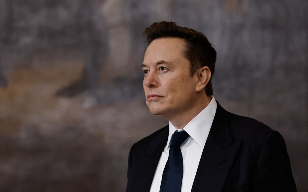 Tesla and SpaceX CEO Elon Musk arrives for the inauguration ceremony before Donald Trump is sworn in as the 47th US President in the US Capitol Rotunda in Washington, DC, on January 20, 2025.