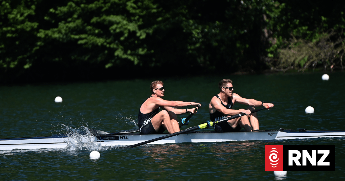 Men's pair lead New Zealand medal hopes at Rowing World Cup