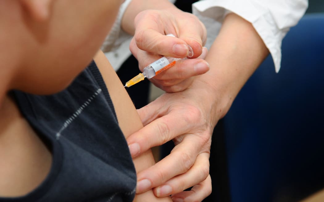 VACCINATION CENTER
Reportage in the Health and Prevention Centre run by the local committee for social hygiene (CDHS) in Lyon, France. DTPP vaccination : Diphtheria - Tetanus - Poliomyelitis - Pertussis. Tetravac is a vaccination used conjointly against diphtheria, tetanus, poliomyelitis and pertussis (whooping cough). It is administered as a booster between the ages of 5 and 13.
AUBERT / BSIP (Photo by AUBERT / BSIP / BSIP via AFP)