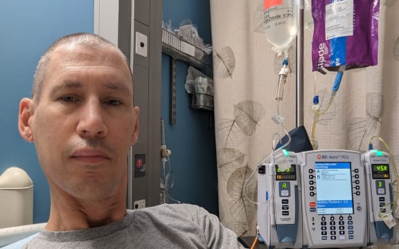 Andrew Mackintosh recieving treatment