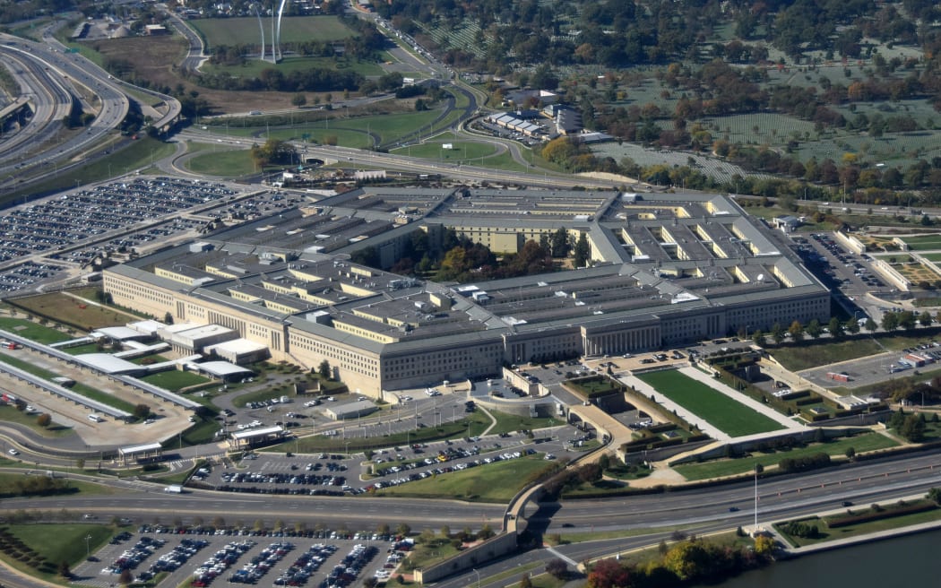 US Pentagon Washington DC seen from above
