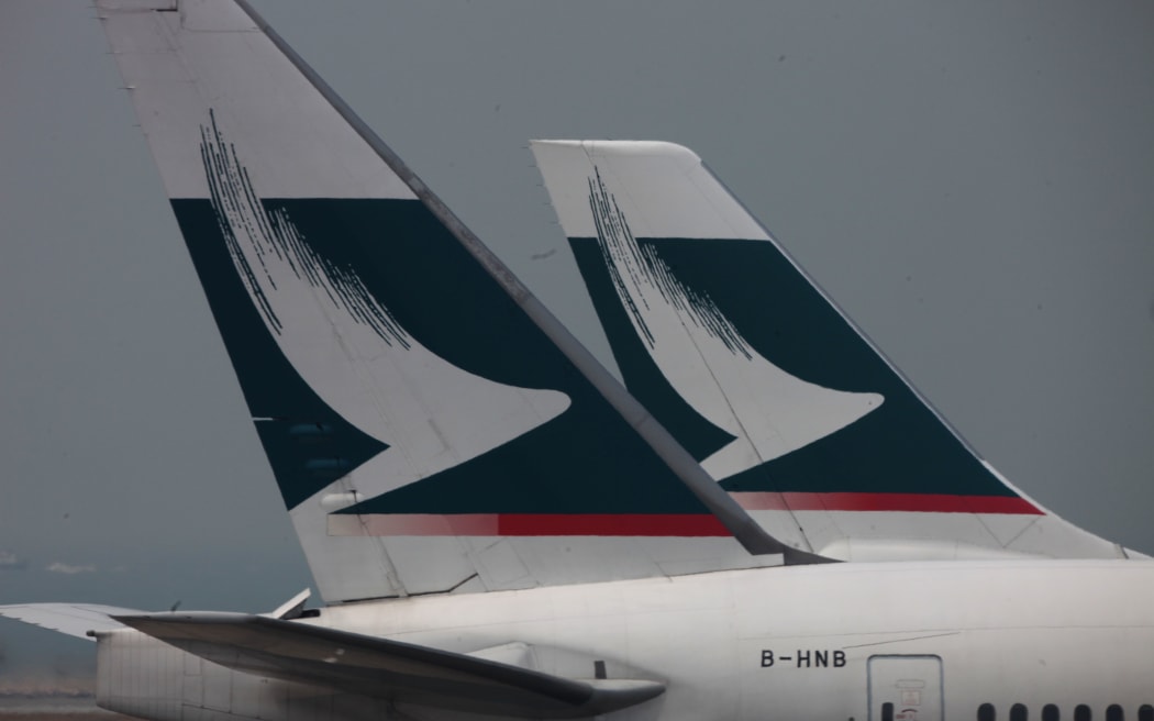 Cathay Pacific Airways planes.