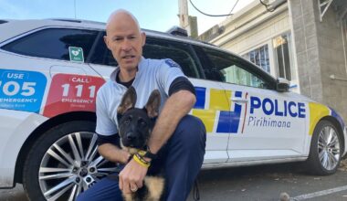 Police puppy named in honour of long-serving Whanganui dog handler Jason Page