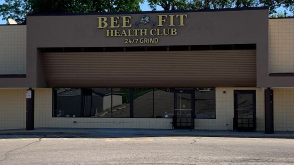 A sign is now up outside the former dollar store on Bridgetown Road announcing Bee Fit, which plans to open a new gym at the location. (Provided)
