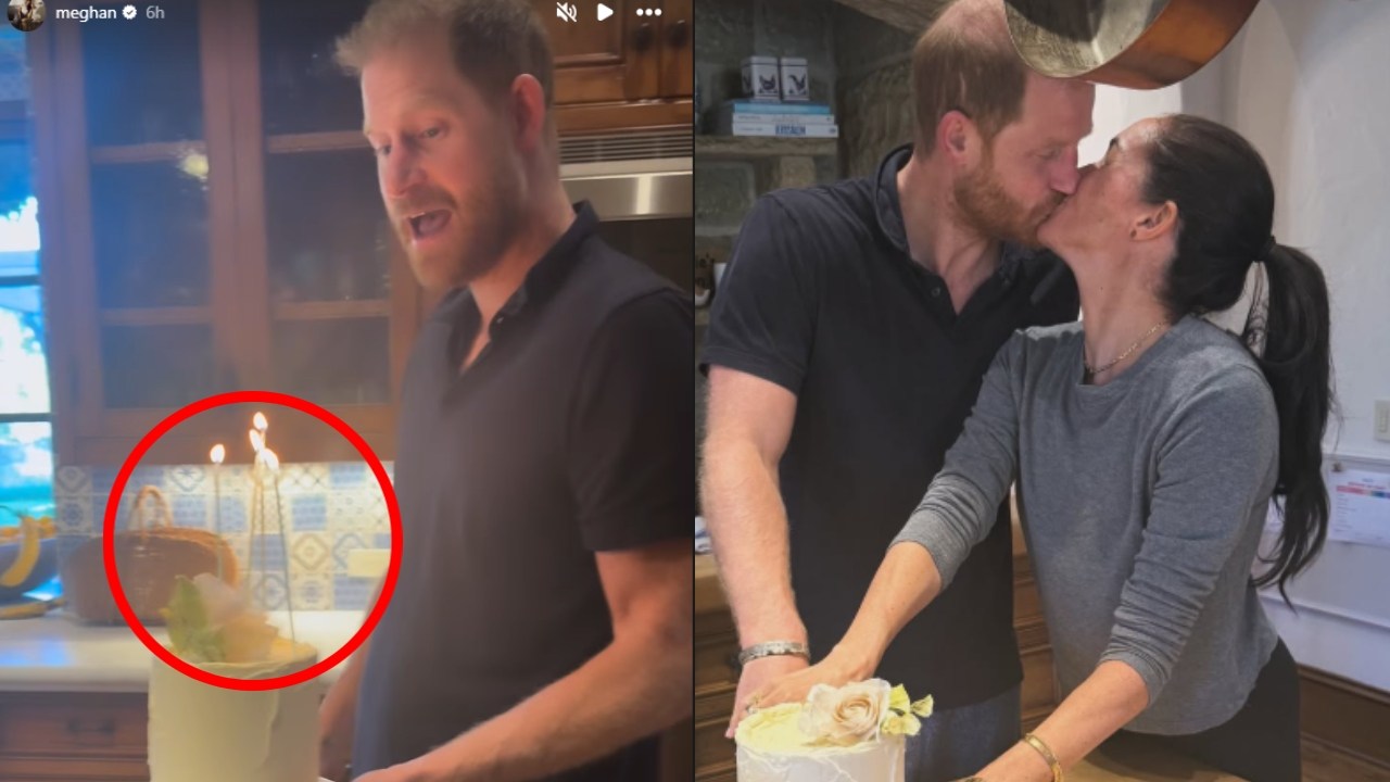 'Who does that?': Royal watchers roast Meghan Markle's 'cringey' anniversary posts - and note bizarre cake detail