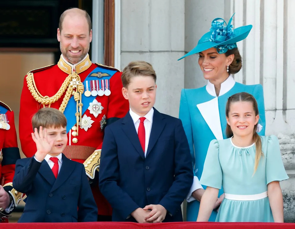 The Wales family at Trooping the Colour on June 14, 2025.Credit: Getty