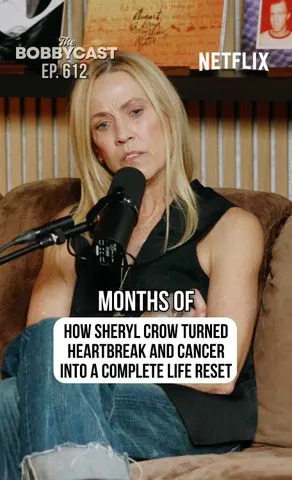 Sheryl Crow on 'The Bobbycast' in May 2026Credit: Netflix