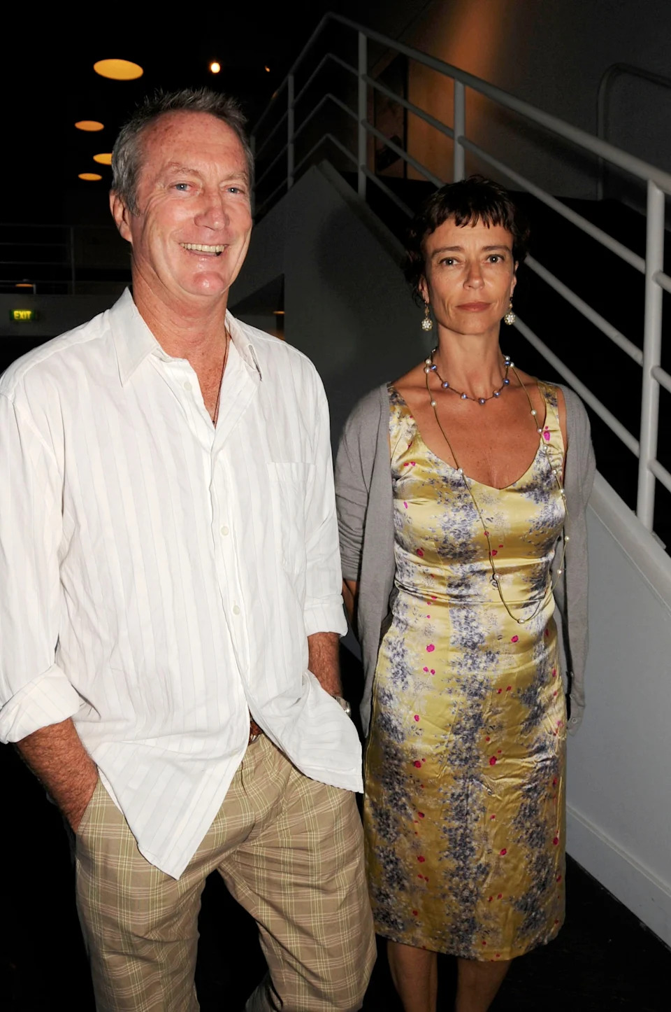 Bryan Brown and Rachel Ward at the premiere of 