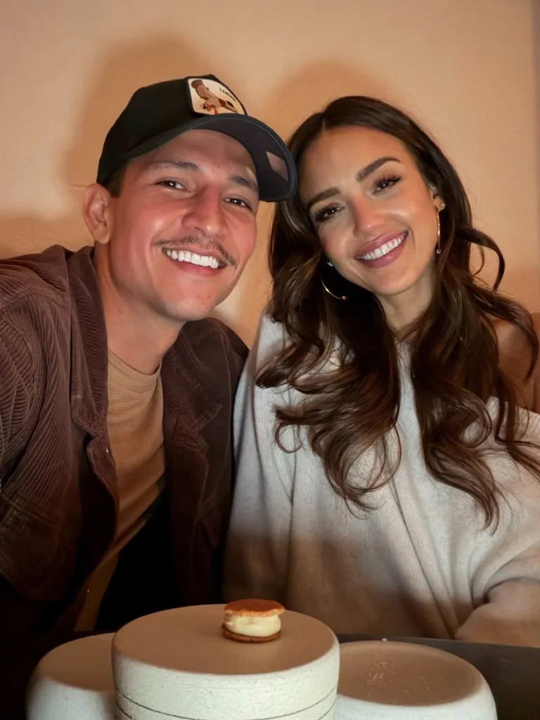 THe actress and her boyfriend Danny Ramirez (seen here in March) had dinner at Nyx, the members-club at new hotspot Gaia. jessicaalba/Instagram