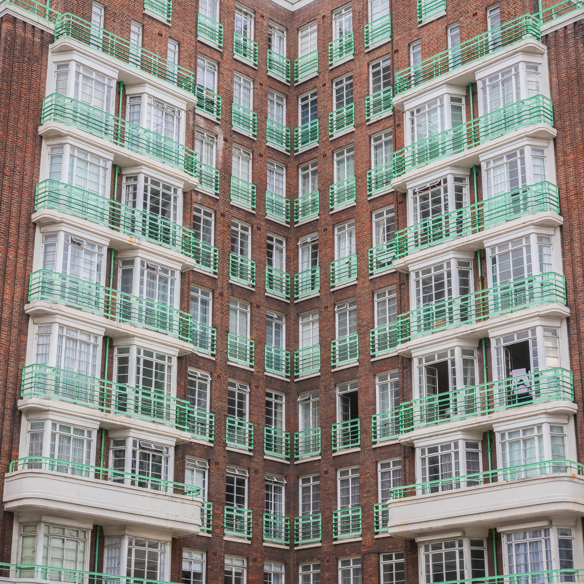 Exterior of an Art Deco building, Dorset House, in London