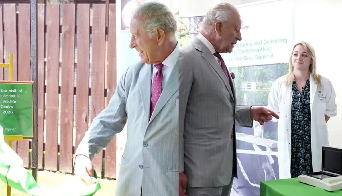 King Charles hugs patients during visit to cancer centre