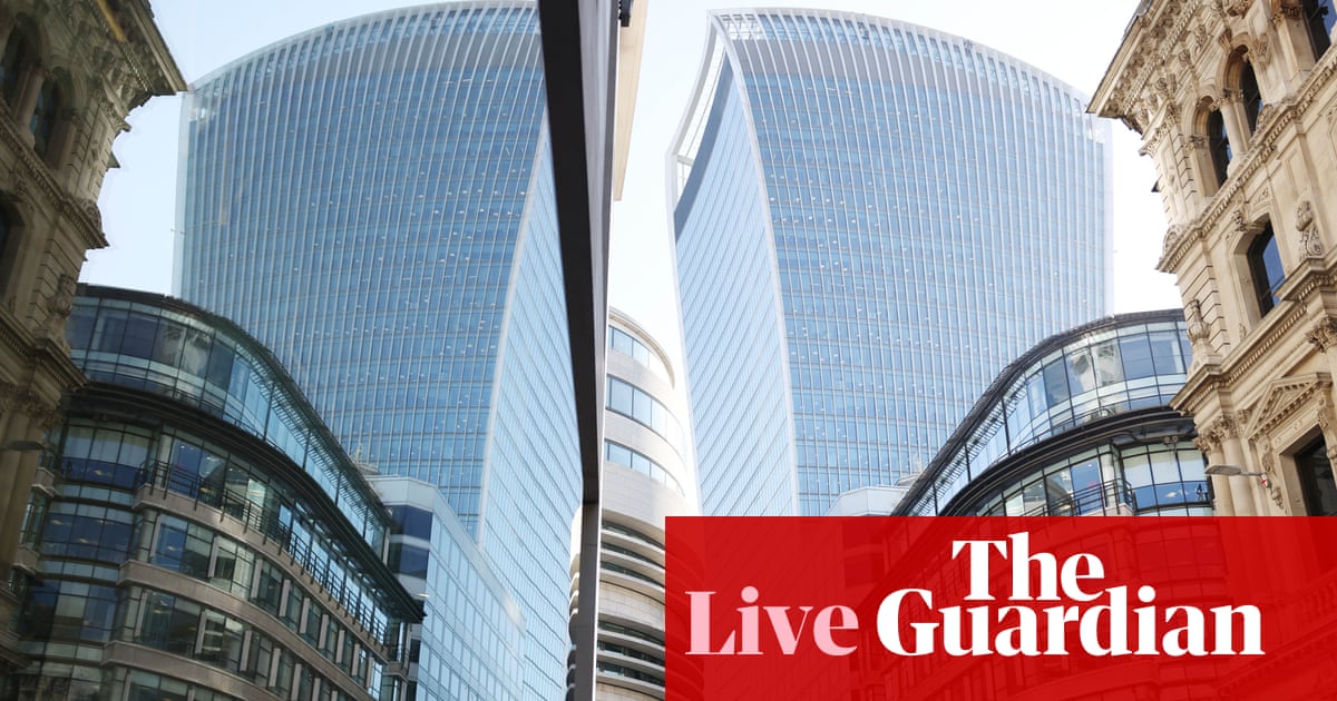 UK business activity shrinks as economy faces ‘perfect storm’ - business live | Business