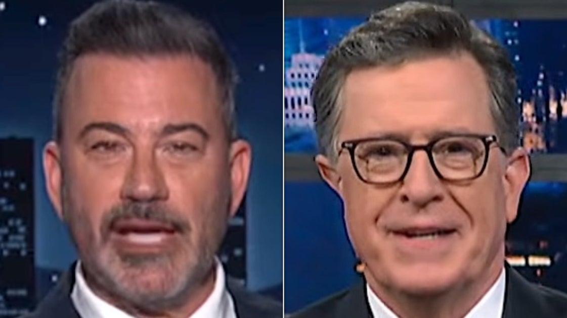 Jimmy Kimmel Lashes Out At Colbert's CBS Bosses