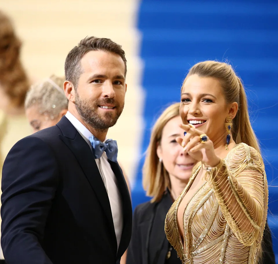 Ryan Reynolds, Blake Lively at arrivals for Rei Kawakubo & Comme des Garcons Costume Institute Gala - ARRIVALS 1, Metropolitan Museum of Art, New York, NY May 1, 2017. Photo By: John Nacion/Everett Collection