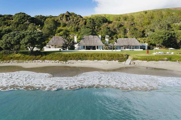 Bayleys agents Duncan Ross and Sarah Dyer have sold Andersons Cove, in Langs Beach, Whangarei. The resort was on the market seeking more than $50 million. Artwork / Beth Walsh