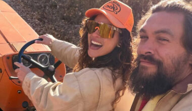 Jason Momoa Declares His Love for Girlfriend Adria Arjona as They Unveil Their New Orange Tractor
