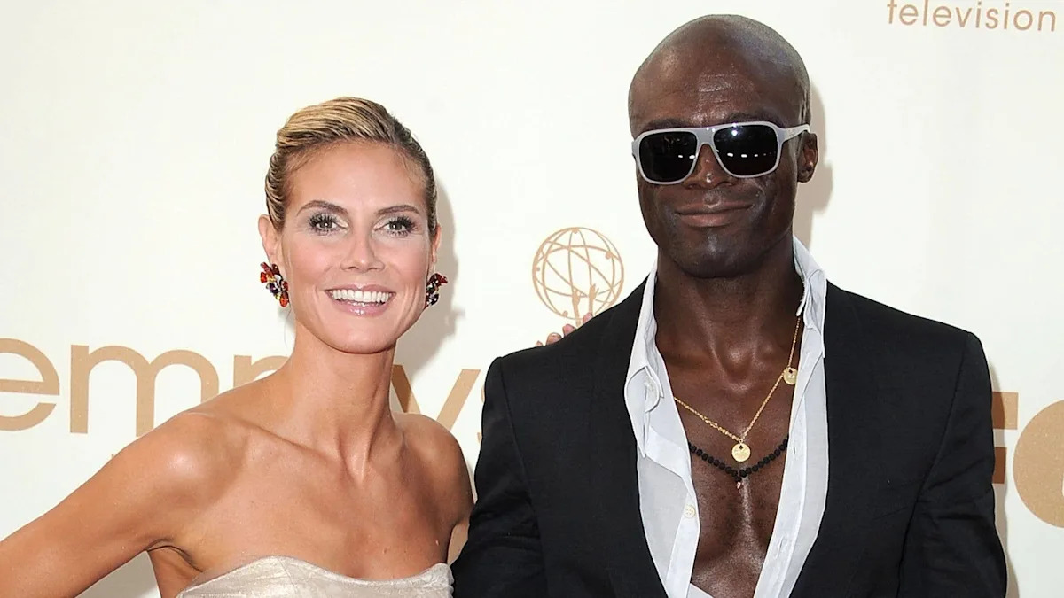 Seal's son is his double as he recreates risqué look in striking new photos