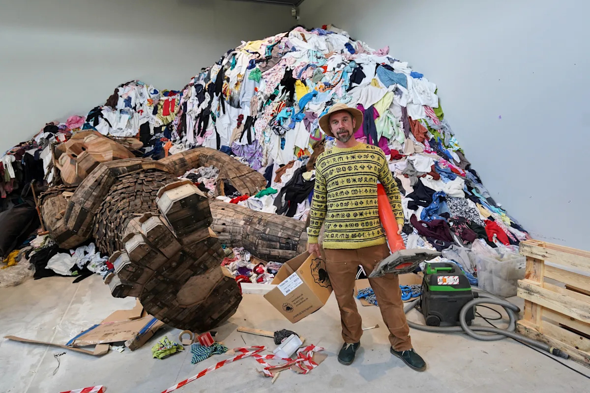 The trolls come indoors as a Danish recycling artist stages his first museum exhibit