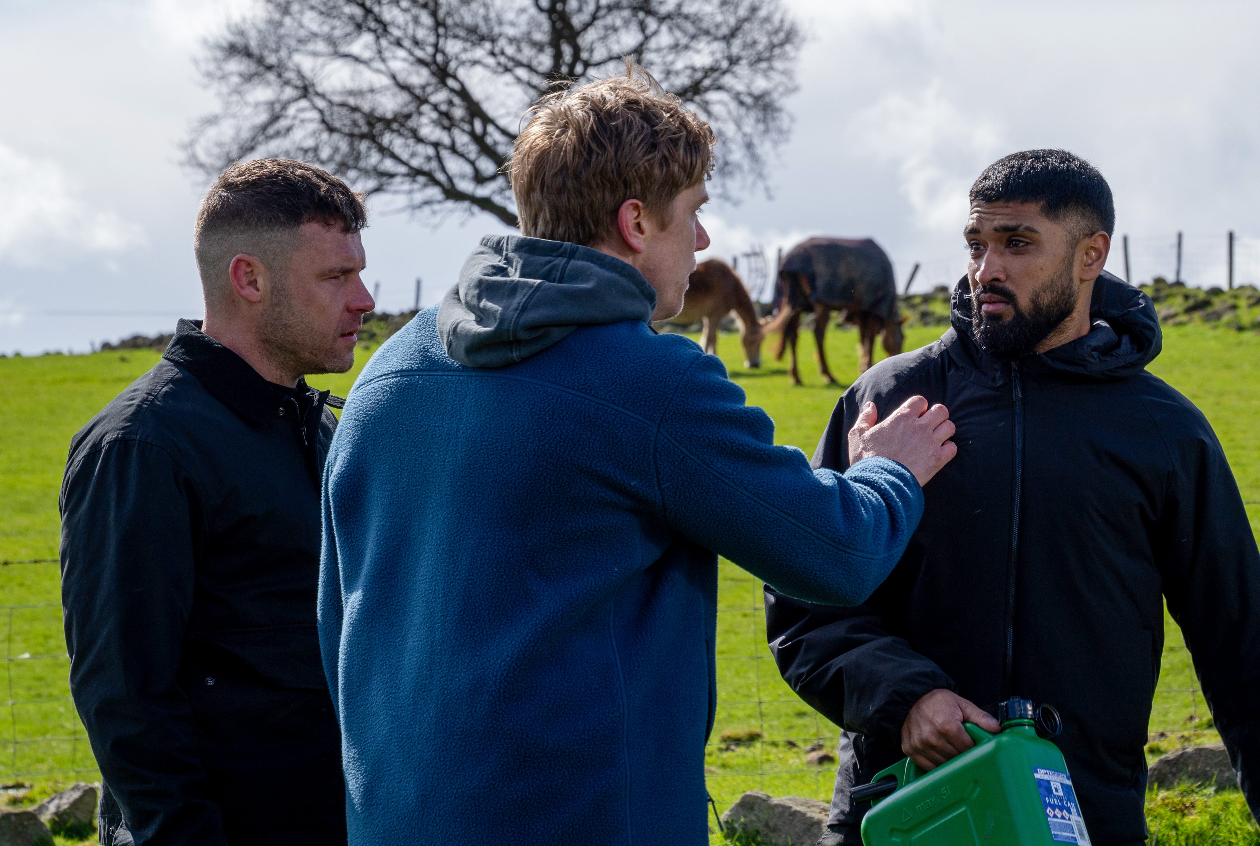 robert sugden, aaron dingle, kammy hadiq, emmerdale
