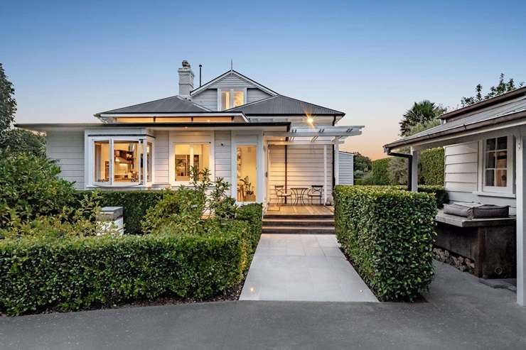 Ellamore, a stylish villa on Essex Road, in Auckland's Mount Eden, has been sold for $9.1m - more than $3m above its RV. Photo / Supplied