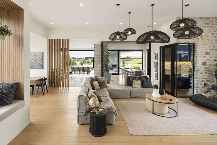 A five-bedroom, three-bathroom home at 23 Sullivan Road, in Horsham Downs, Waikato, is the best house the listing agent has been in. Photo / Supplied