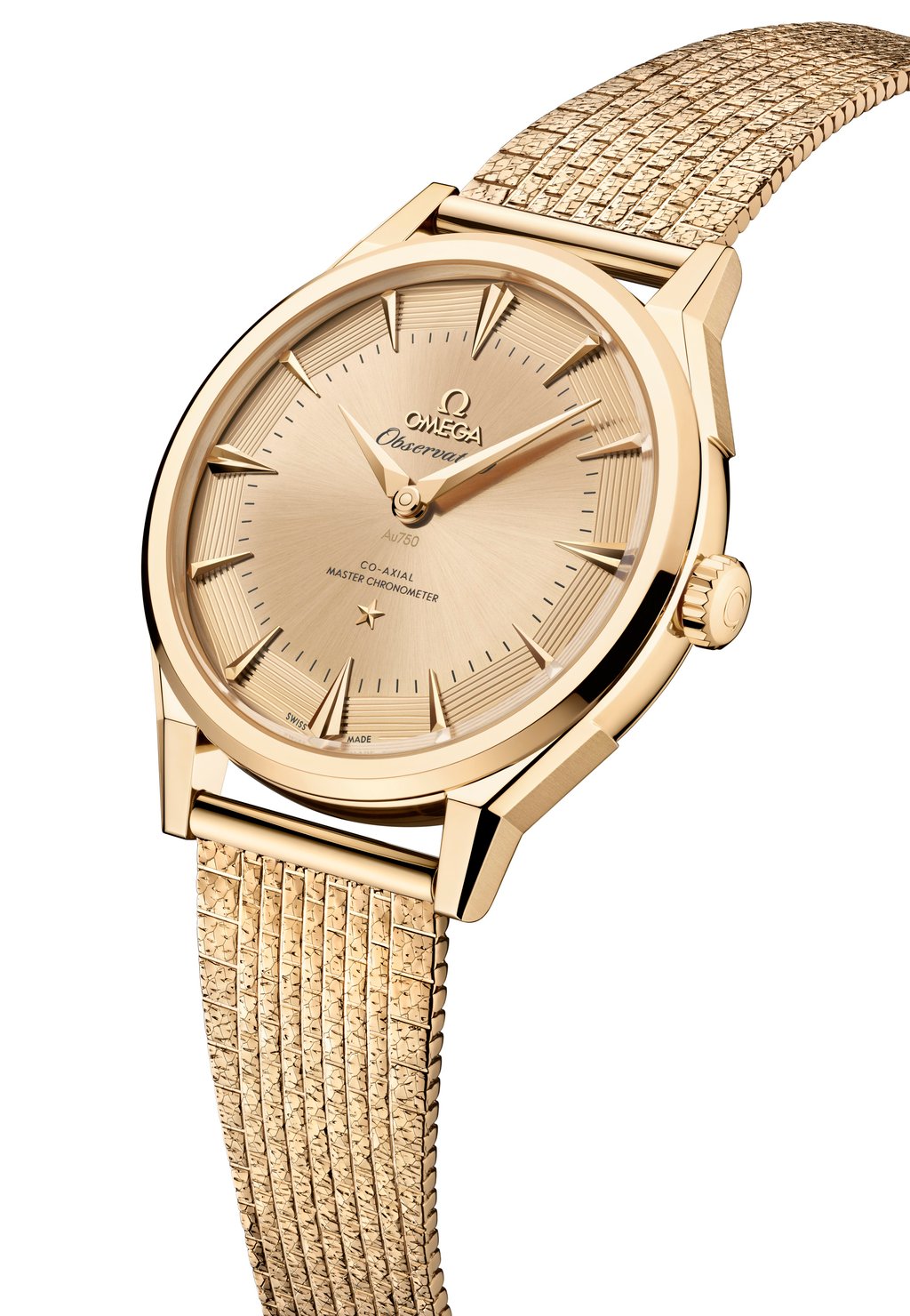 All the new Omega Constellation Observatory watches come in a 39.4mm case. Photo: Handout