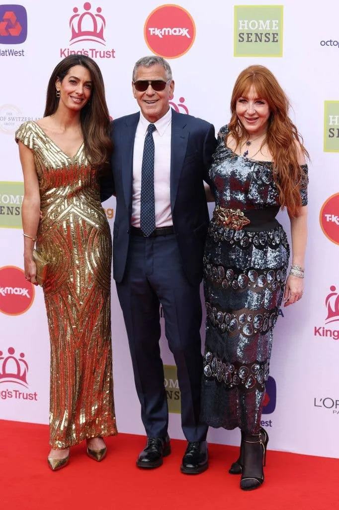 Amal dazzled in the Alexander McQueen number