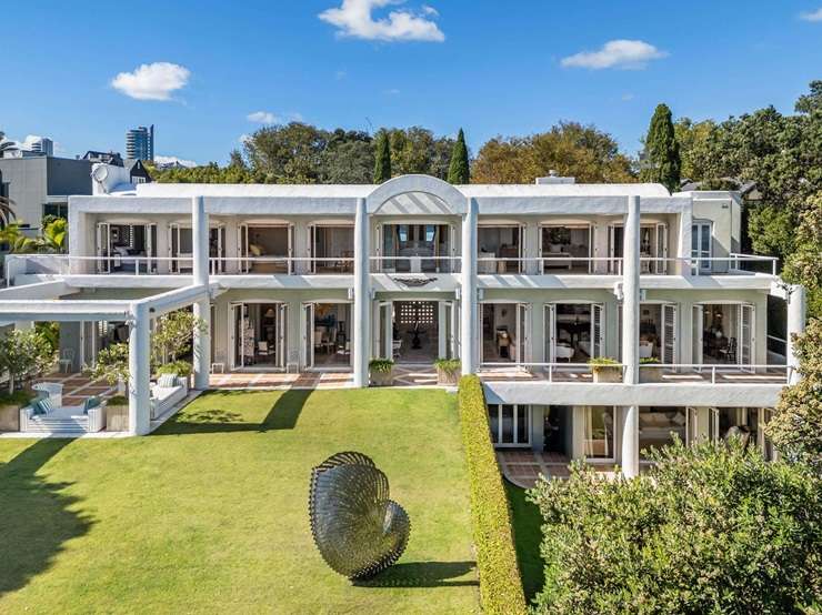 47 Marine Parade, in Auckland's Herne Bay, is on the market with high expectations. Its set date of sale is June 4. Photo / Supplied
