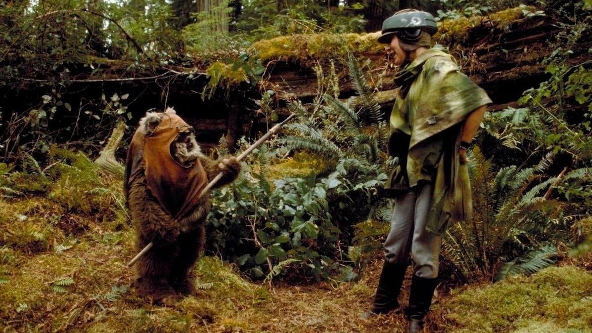 Leia and Wicket