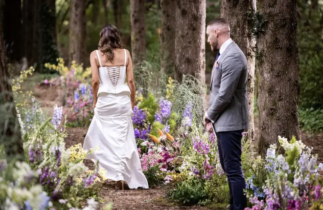 MAFS Australia's Bec walking away from Danny at Final Vows