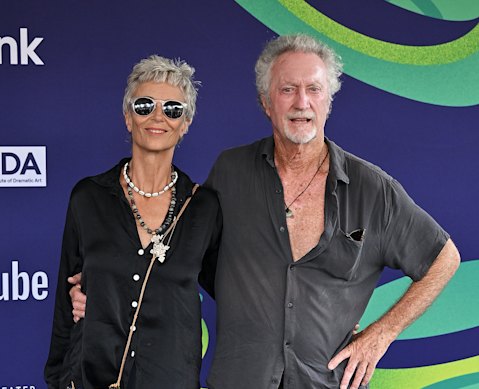 Rachel Ward and Bryan Brown at Tropfest film festival in Sydney this year.