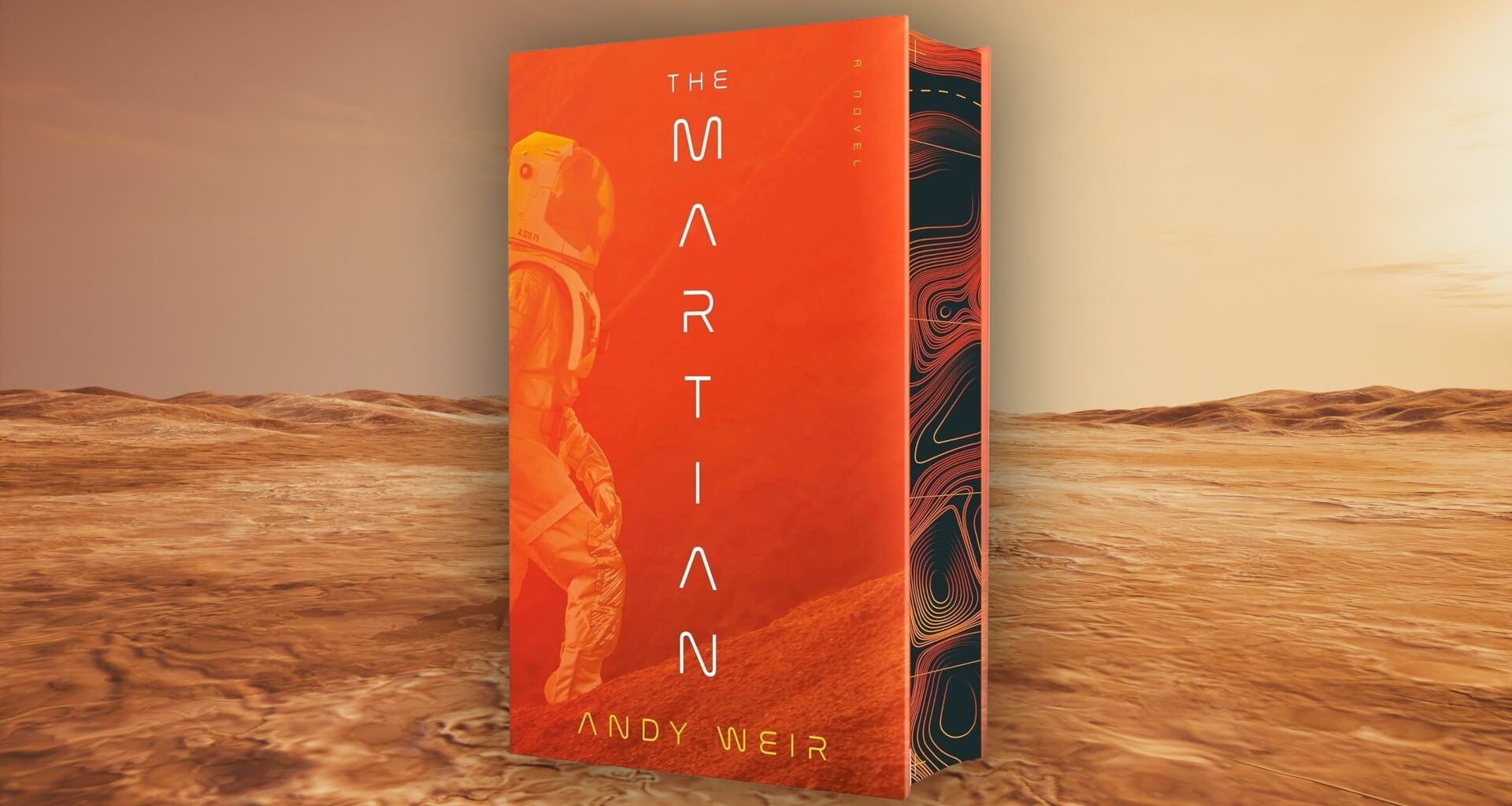 a promo banner for a sci-fi novel