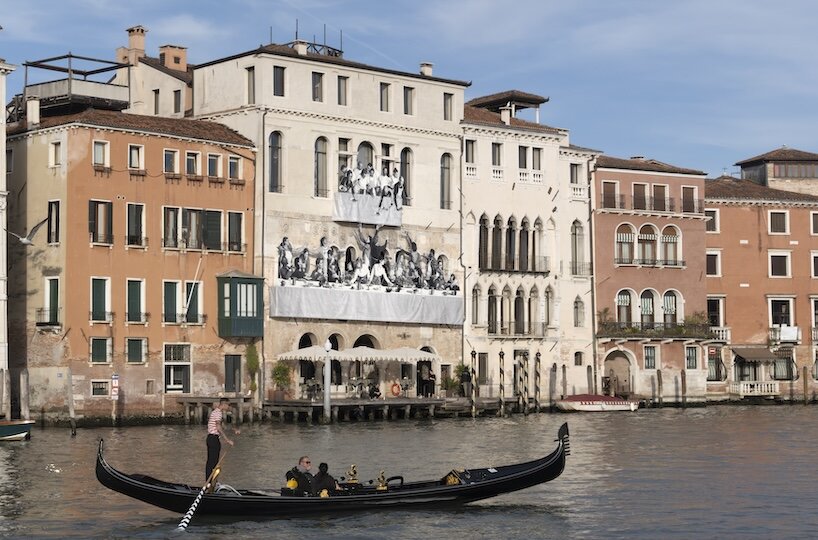 'a little theater of life': JR weaves monumental tapestry of community care in venice - 1
