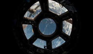An astronaut aboard the ISS has captured a fireball in the atmosphere
