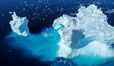 Antarctica Iceberg Blue Snow
